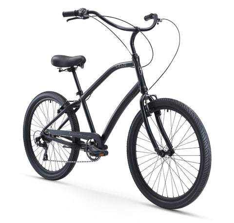 Firmstrong black rock men's single speed beach cruiser online bicycle